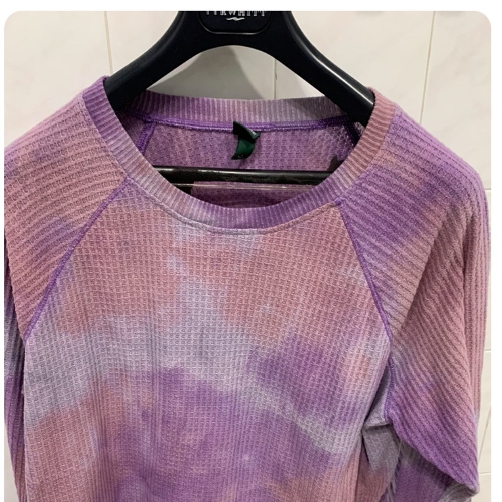 purple tie dye sweater tween size large